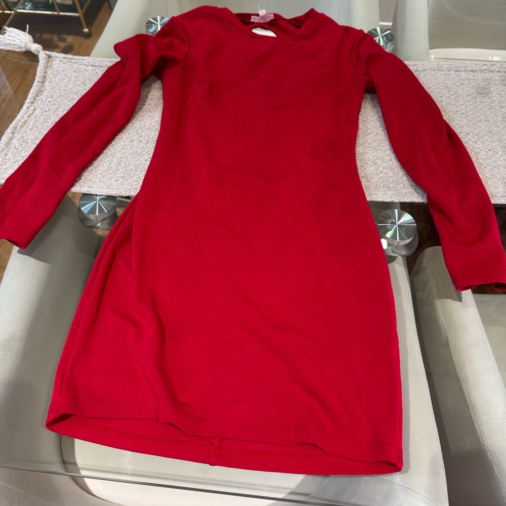 Red Cutout Dress Size XS